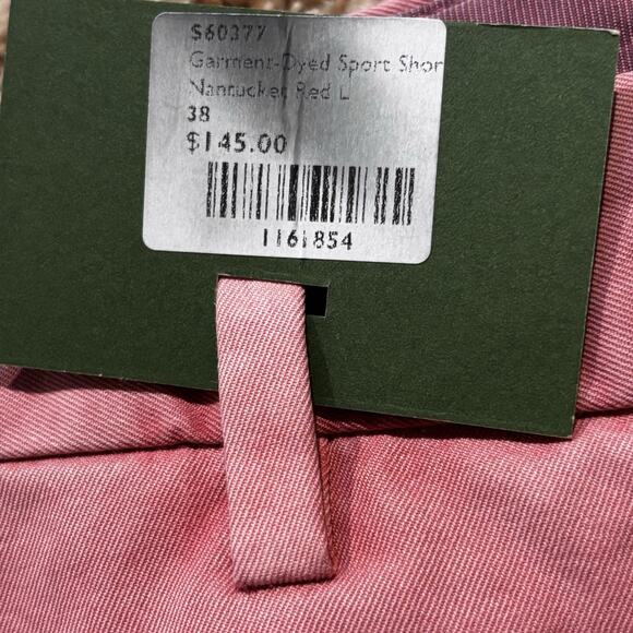 Sid Mashburn Garment-Dyed Flat Front Chino Sport Short 38 Nantucket Red Twill 7” - Picture 4 of 6